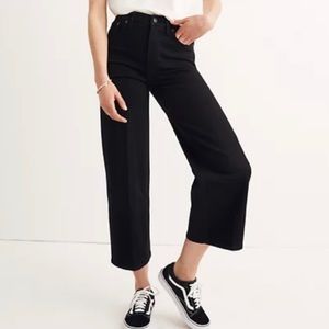 Madewell Slim wide leg crop